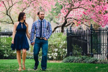 engagement portraits taken in historic downtown charleston,sc by top charleston engagement photographers king street studios